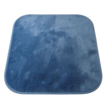 Hill Edge Bath Mat - Blue