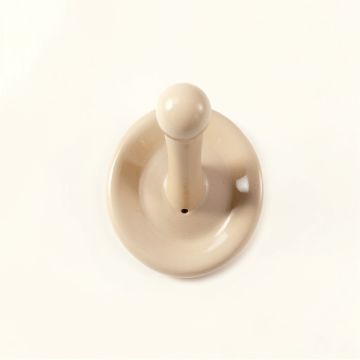 Alder Bluff Wall-Mounted Robe Hook - Beige (synthetic illustration; no displayed measurements)