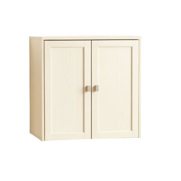 River Edge Wall-Mounted Entry Cabinet - Ivory (synthetic illustration; no displayed measurements)