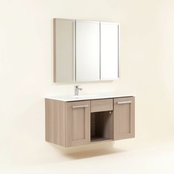 Ivery 33 '' Wall-Mounted Single Bathroom Vanity Set (synthetic illustration; no displayed measurements)