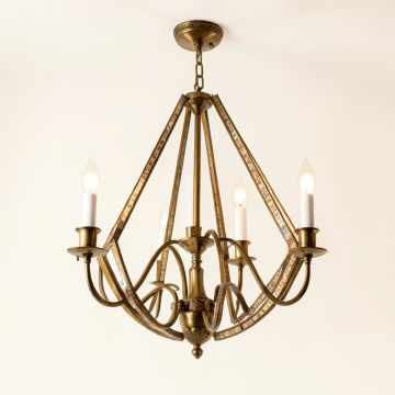Matilde Candle Style Geometric Chandelier (synthetic illustration; no displayed measurements)