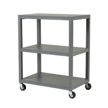 Alder Bridge Empty Rolling Workshop Cart - Gray (synthetic illustration; no displayed measurements)