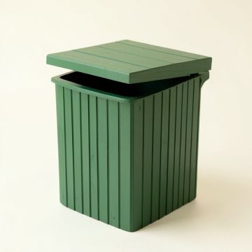 Hazel Bend Closed Garden Compost Bin - Green (synthetic illustration; no displayed measurements)