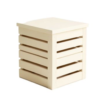 Brook Bluff Closed Garden Compost Bin - Cream