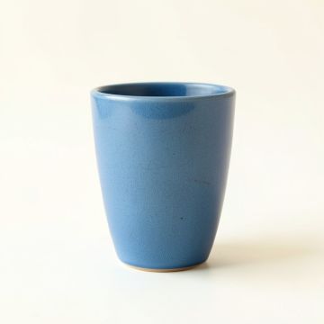 Meadow Bridge Ceramic Mug - Blue (synthetic illustration; no displayed measurements)
