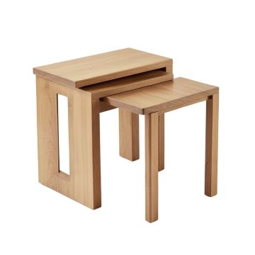 Philippos 2 Piece Frame Nesting Tables With Storage