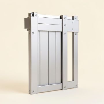 European Modern Sliding Single Track Barn Door Hardware Kit (synthetic illustration; no displayed measurements)