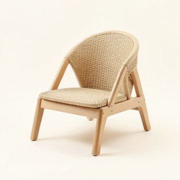 Brook Crest Outdoor Lounge Chair - Beige (synthetic illustration; no displayed measurements)