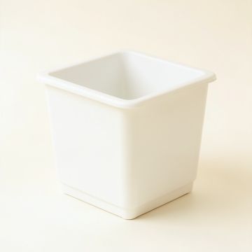 Fern Dale Empty Planter - White (synthetic illustration; no displayed measurements)