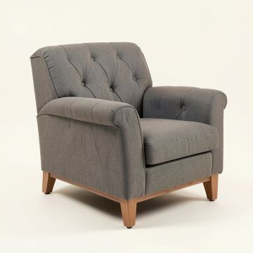 Belliveau 35.43 '' Wide Tufted Revolution Performance Fabrics® Armchair (synthetic illustration; no displayed measurements)