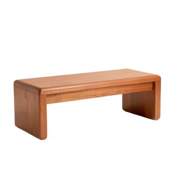Juniper Bend Indoor Bench - Terracotta (synthetic illustration; no displayed measurements)
