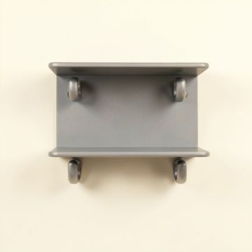 Spruce Bend Wall-Mounted Entryway Organizer Shelf - Gray (synthetic illustration; no displayed measurements)