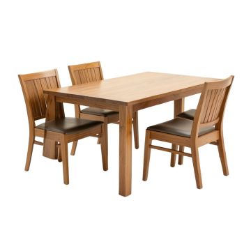 Monterra Butterfly Leaf Solid Wood Dining Set
