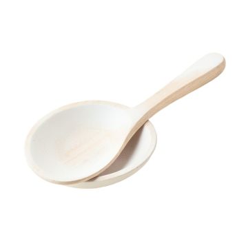 Rowan Branch Cooking Spoon - White