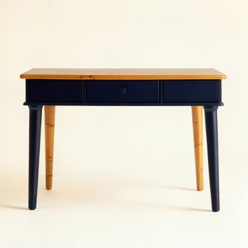 Dune Edge Writing Desk - Navy (synthetic illustration; no displayed measurements)
