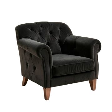 Wyton 33 '' Wide Tufted Velvet Armchair