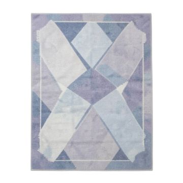 Geometric Lavendar/Blue Area Rug