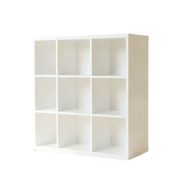 Rowan Dale Freestanding Bookcase - White (synthetic illustration; no displayed measurements)