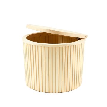 Ash Bridge Closed Garden Compost Bin - Ivory