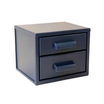 Flint Dale Small-Parts Storage Drawer Cabinet - Navy
