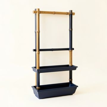 Fern Canyon Empty Vertical Garden Frame - Navy (synthetic illustration; no displayed measurements)