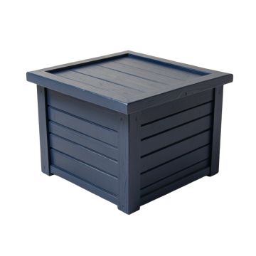 Aspen Crossing Closed Outdoor Storage Box - Navy