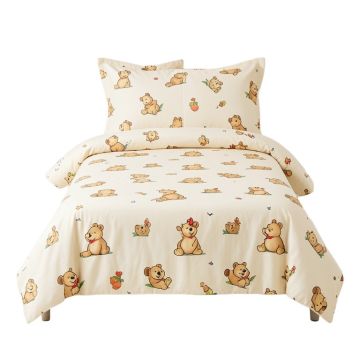 Datney Winnie The Pooh Classic Storybook Nursery 6 Piece Crib Bedding Set