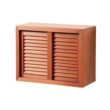 Slate Canyon Wall-Mounted Entry Cabinet - Terracotta