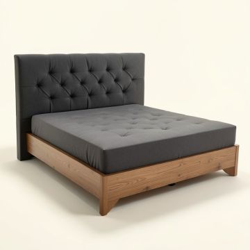 Peters Tufted Upholstered Low Profile Platform Bed (synthetic illustration; no displayed measurements)