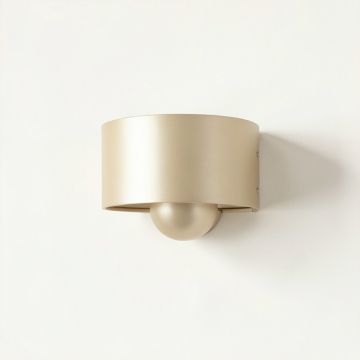 Sage Crossing Wall Sconce Mounted On A Plain Wall - Beige (synthetic illustration; no displayed measurements)