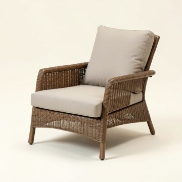 Westbourne Lounge Patio Chair With Cushions (synthetic illustration; no displayed measurements)