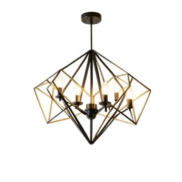 Crutchfield 5 - Light Unique Geometric Chandelier