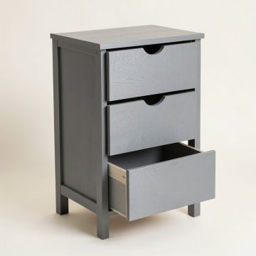 Dune Dale Freestanding Pull-Out Hamper Cabinet - Gray (synthetic illustration; no displayed measurements)