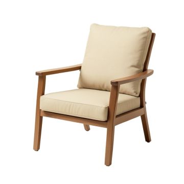 Tripp Outdoor Patio Chair With Sunbrella Cushions