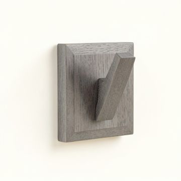 Fern Brook Wall-Mounted Robe Hook - Gray (synthetic illustration; no displayed measurements)