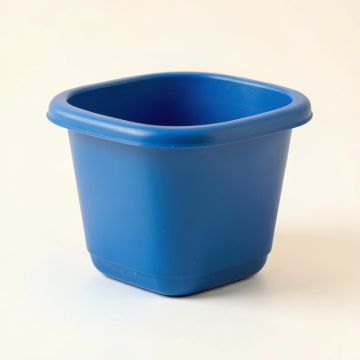River Arc Empty Raised Planter - Blue (synthetic illustration; no displayed measurements)