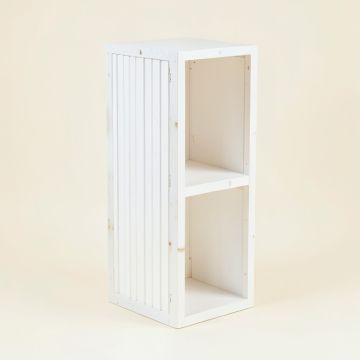 Cedar Bridge Narrow Cubby Tower - White (synthetic illustration; no displayed measurements)