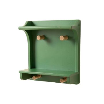 Reed Dell Wall-Mounted Entryway Organizer Shelf - Green