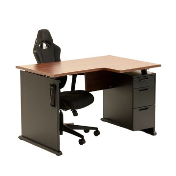 Reversible L-Shape Gaming Desk And Chair Set