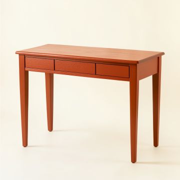 Linden Field Writing Desk - Terracotta (synthetic illustration; no displayed measurements)
