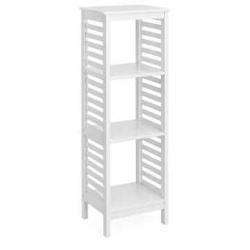 Glen Branch Narrow Cubby Tower - White