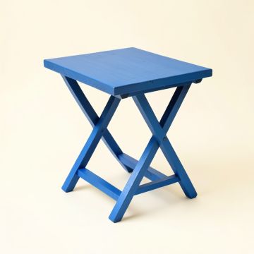 Briar Dale Compact Balcony Table - Blue (synthetic illustration; no displayed measurements)