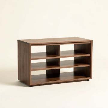 Woodsburgh Tv Stand For Tvs Up To 85 '' (synthetic illustration; no displayed measurements)