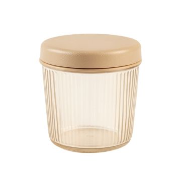 Summit Bend Storage Canister With Lid - Beige