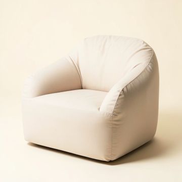 Hafsa 36 '' Wide Cotton Balloon Chair (synthetic illustration; no displayed measurements)