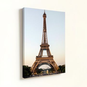 Paris Eiffel Tower By Preston - Photographic Print On Canvas (synthetic illustration; no displayed measurements)