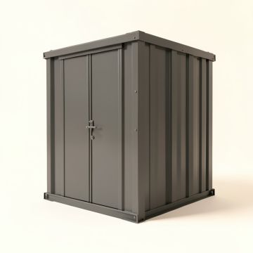 Garden 8Ft . W X 7Ft . D Metal Storage Shed (synthetic illustration; no displayed measurements)