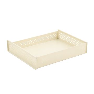 Willow Bend Empty Under-Desk Cable Tray - Ivory