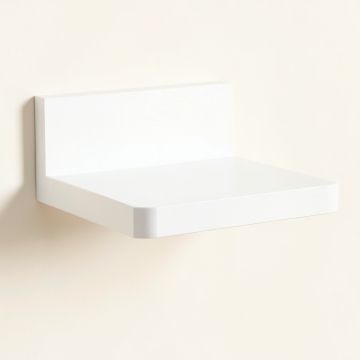 Harbor Branch Wall-Mounted Cat Perch - White (synthetic illustration; no displayed measurements)