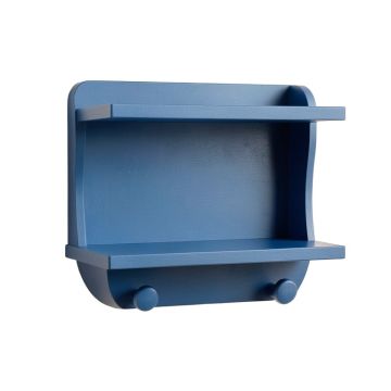 Harbor Branch Wall-Mounted Entryway Organizer Shelf - Blue